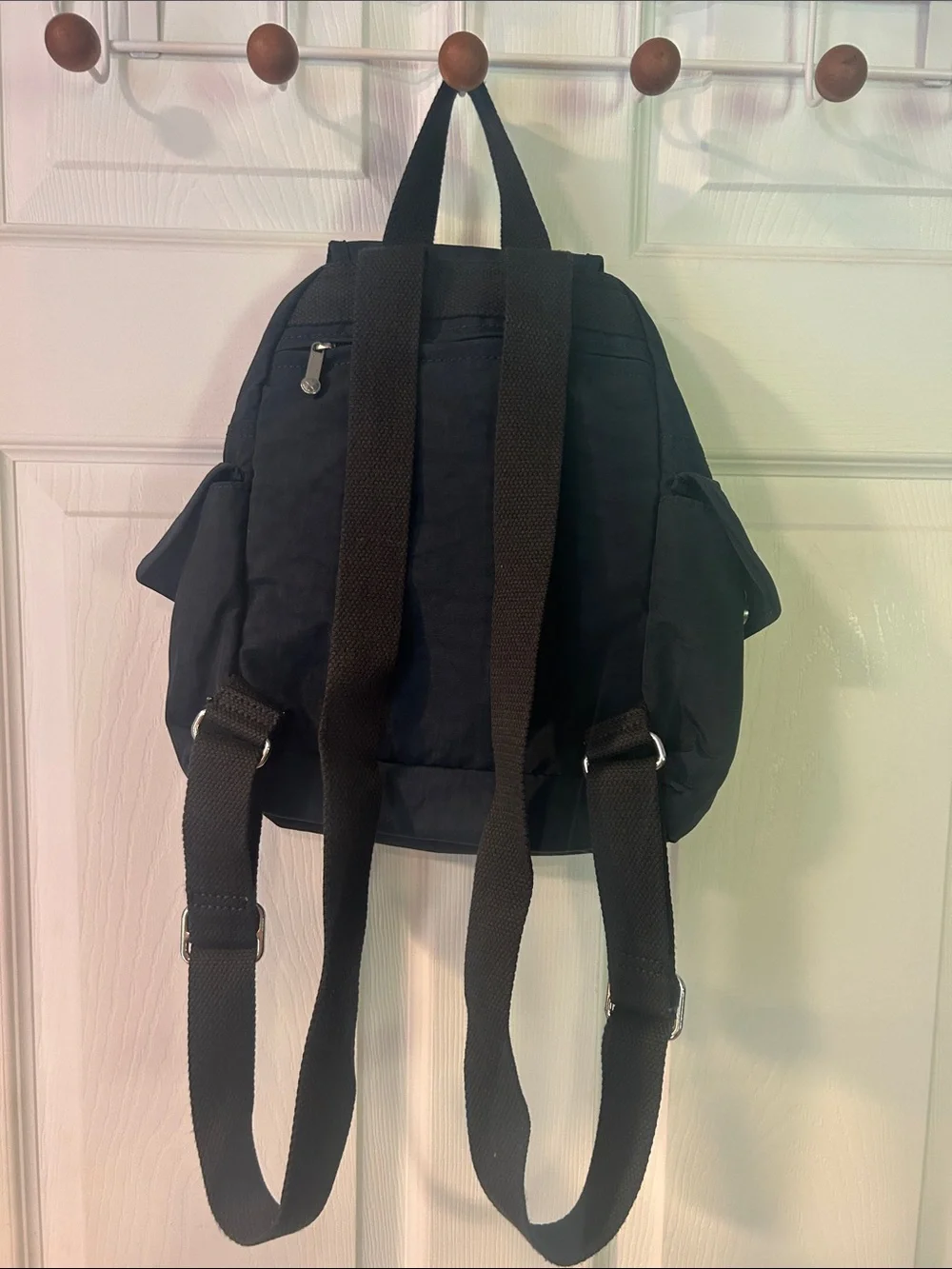 Kipling City Pack Mini Navy Backpack with Monkey Key Charm